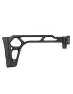 Battleaxe Folding polymer stock with picatinny adapter - Black - obrazek 2
