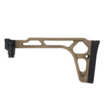 Battleaxe Folding polymer stock with picatinny adapter - Tan
