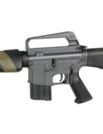 Battleaxe Mid-cap 100bbs short magazine for M4 AEG - Black - obrazek 4
