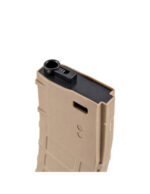 Battleaxe Mid-Cap 130bbs PMAG type magazine for M4 AEG - Tan - obrazek 2