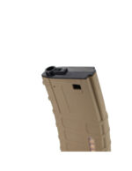 Battleaxe Mid-cap 130bbs PMAG type magazine for M4 AEG - Tan - obrazek 3
