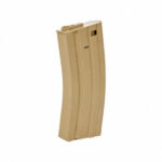 Battleaxe Mid-cap 140bbs STANAG type polymer magazine for M4 AEG - Tan