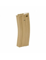 Battleaxe Mid-cap 140bbs STANAG type polymer magazine for M4 AEG - Tan