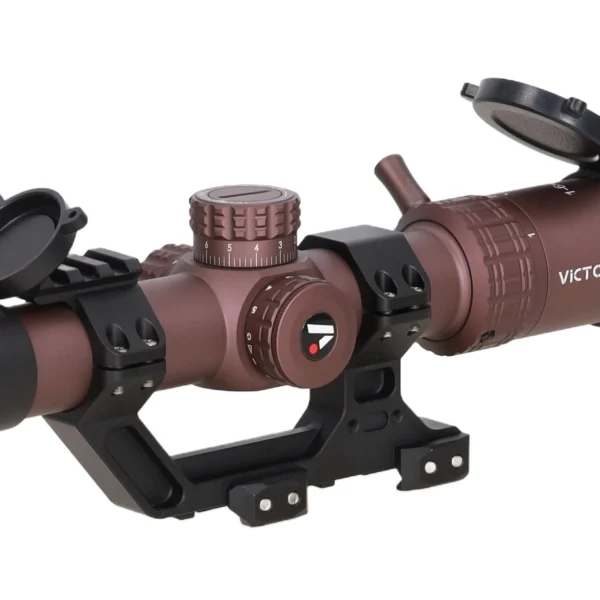 asgbox.pl - Luneta VictOptics LPVO Luna S6 1-6x24 + Jednoczęściowy Montaż - Brązowy