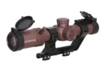Luneta VictOptics LPVO Luna S6 1-6x24 + Jednoczęściowy Montaż - Brązowy - obrazek 2