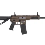 asgbox.pl - Karabinek ASG Specna Arms SA-F04 FLEX™ ETU - Full Dark Brown reciver and handguard G2-BLDC