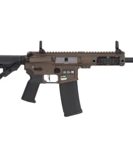 asgbox.pl - Karabinek ASG Specna Arms SA-F04 FLEX™ ETU - Full Dark Brown reciver and handguard G2-BLDC